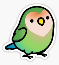 210x230 Lovebird Drawing Stickers Redbubble