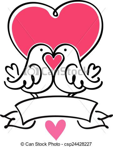 361x470 Drawn Lovebird Marriage