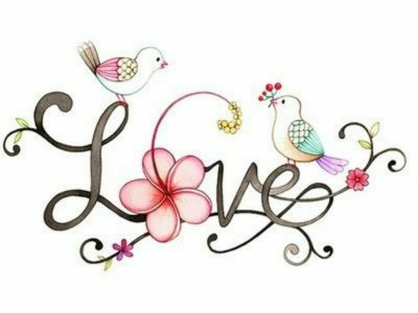 610x457 Love Drawing Via We Heart It