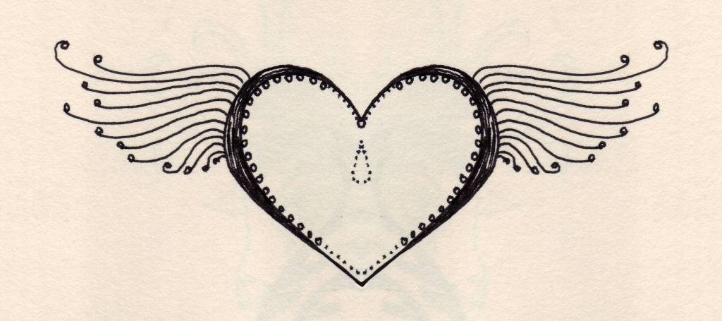 1024x455 Love Heart Drawings Drawing Of Heart Clipartsco