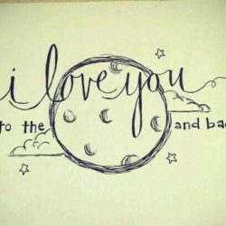 250x250 I Love You Drawing, Pencil, Sketch, Colorful, Realistic Art Images
