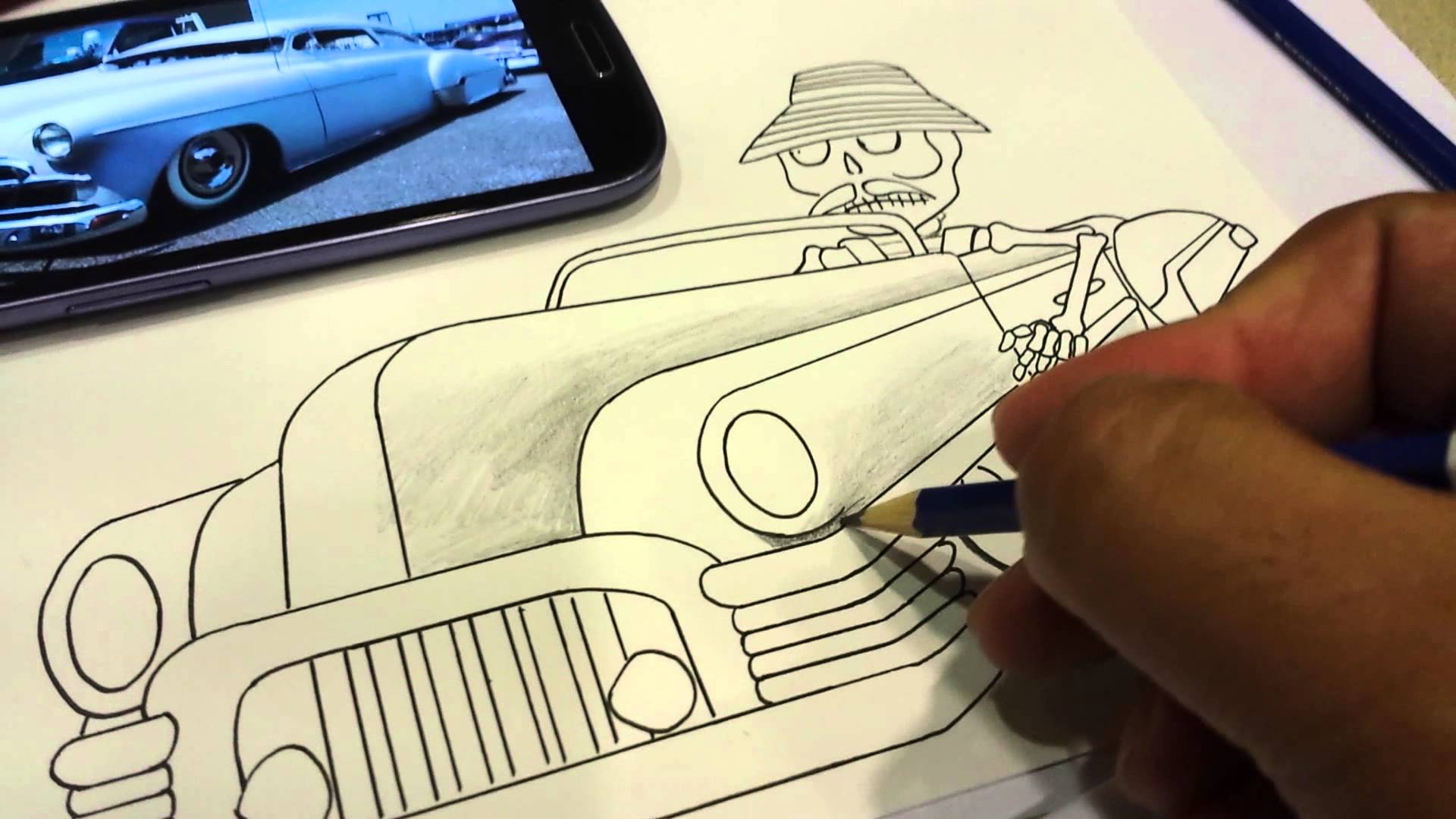 1920x1080 How To Draw A Cholo In Lowrider.