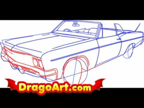480x360 How To Draw A Lowrider Step By Step