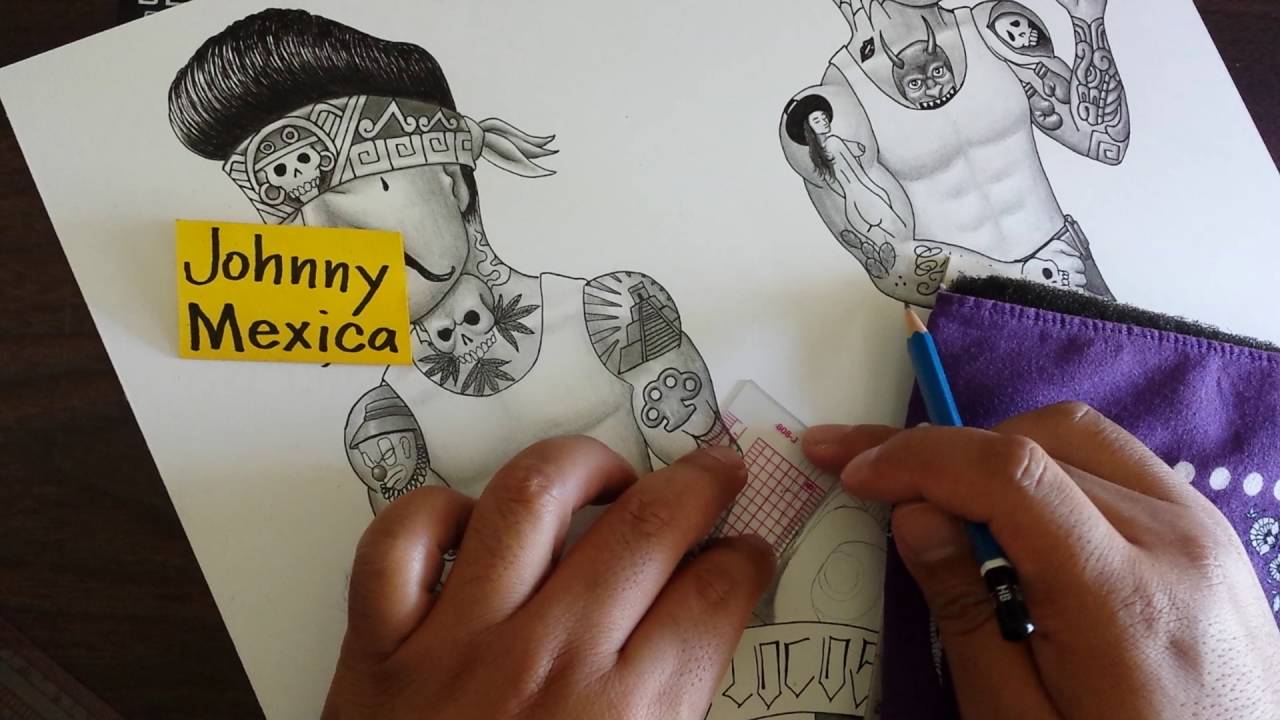 1280x720 How To Draw Gangster Lowrider Arte With Pencils