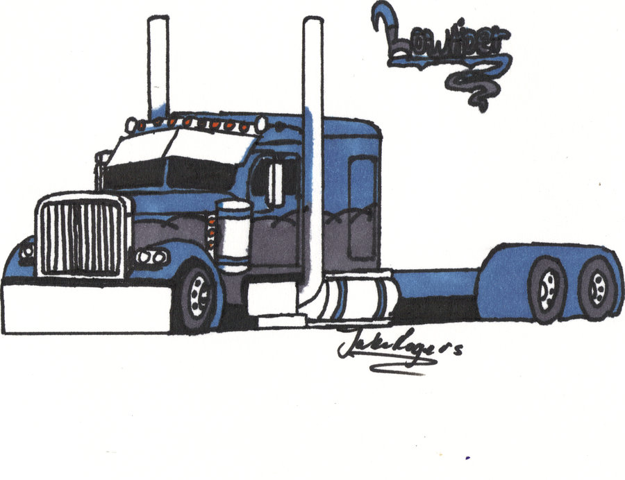 900x692 Peterbilt Lowrider By Jakerogers