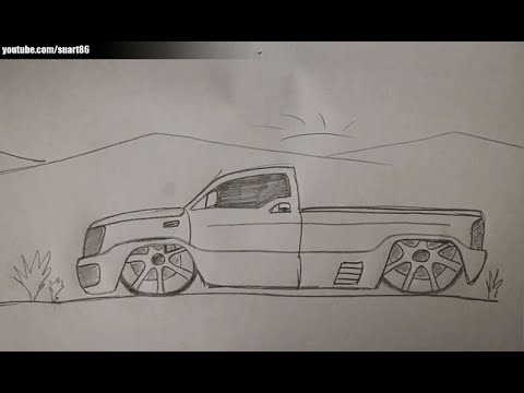 480x360 How To Draw A Truck With Rims