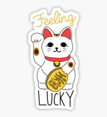 210x230 Maneki Neko Drawing Stickers Redbubble