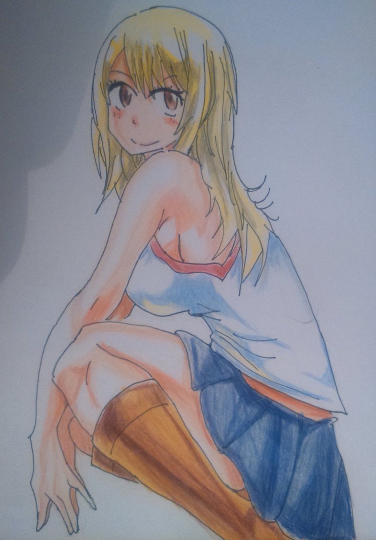 746x1072 Speed Drawing Lucy Heartfilia