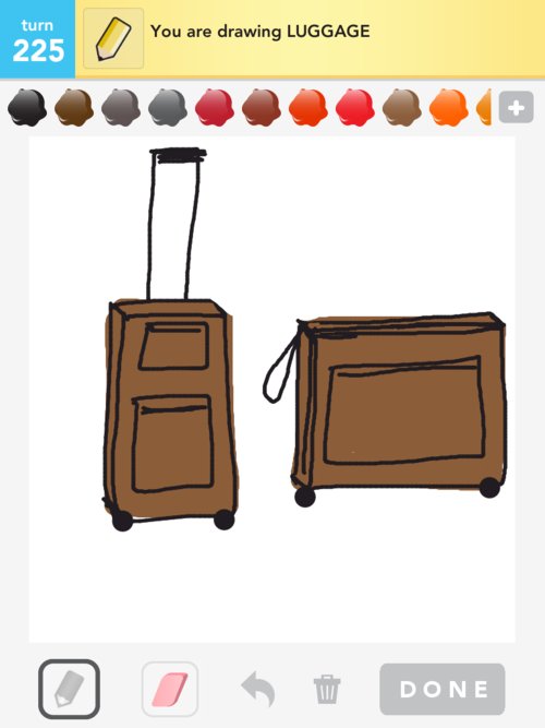 500x667 Luggage Drawings