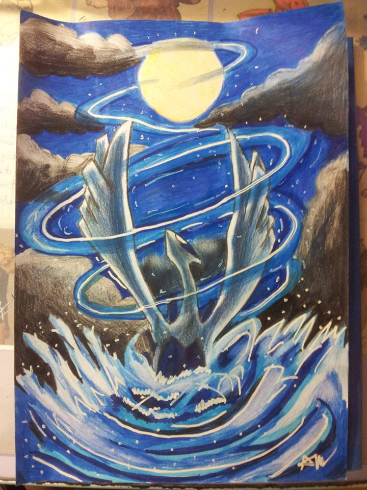 720x960 Lugia Drawing By Patrissaart