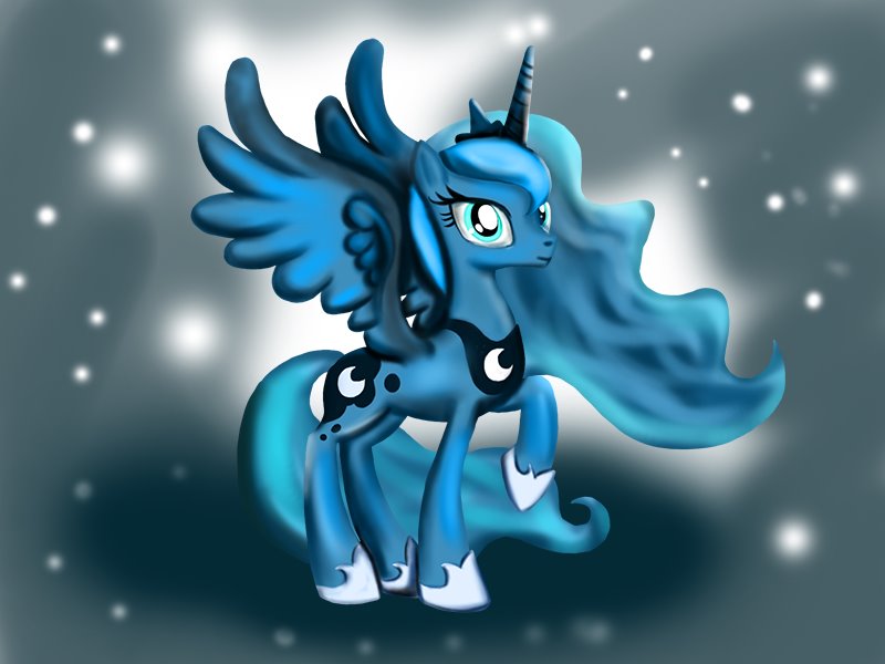 800x600 Learn How To Draw Princess Luna From My Little Pony Friendship Is