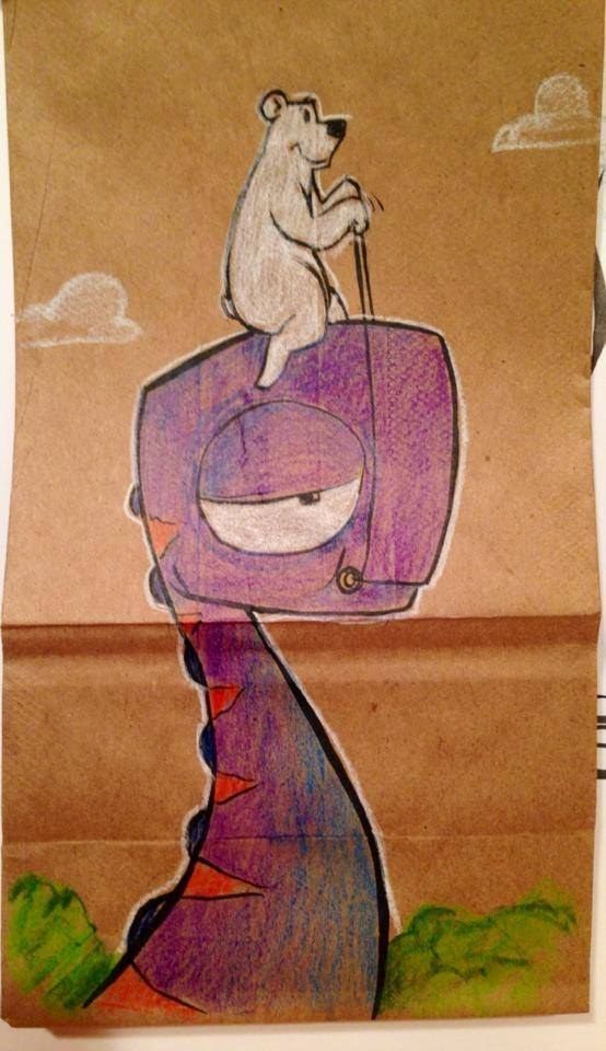 554x960 16 Best Lunch Bag Art Images On Lunch Bags, Sons And Dads