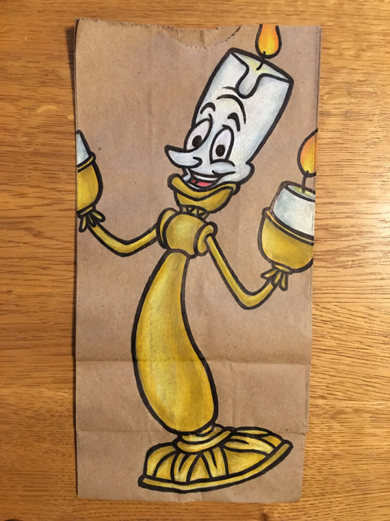 570x760 Beauty And The Beast Party Favor Bags Birthday Wikii