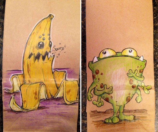 600x504 Creative Dad Has Been Drawing Funny Illustrations On His Son'S