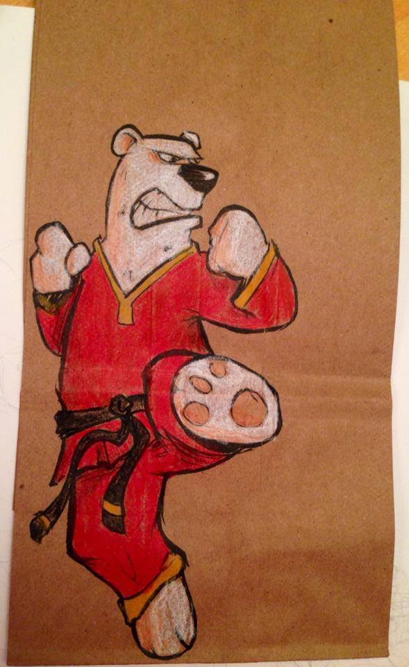 589x960 This Guy Has Been Drawing On His Son's Lunch Bags Every Day For 2