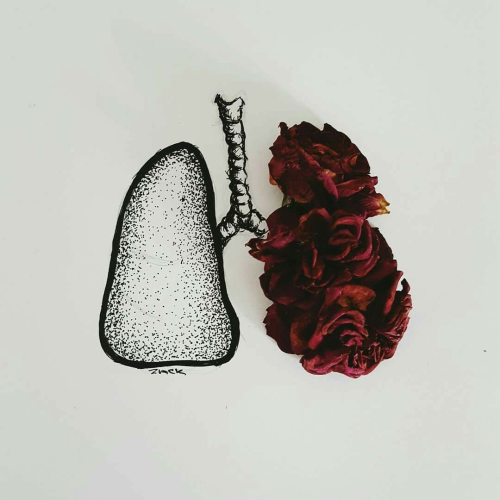 500x500 Lung Drawing Tumblr