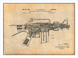 M16 Drawing at GetDrawings | Free download