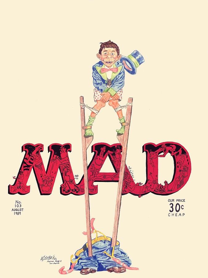 675x900 Mad Magazine Cover Drawing By William Beyer