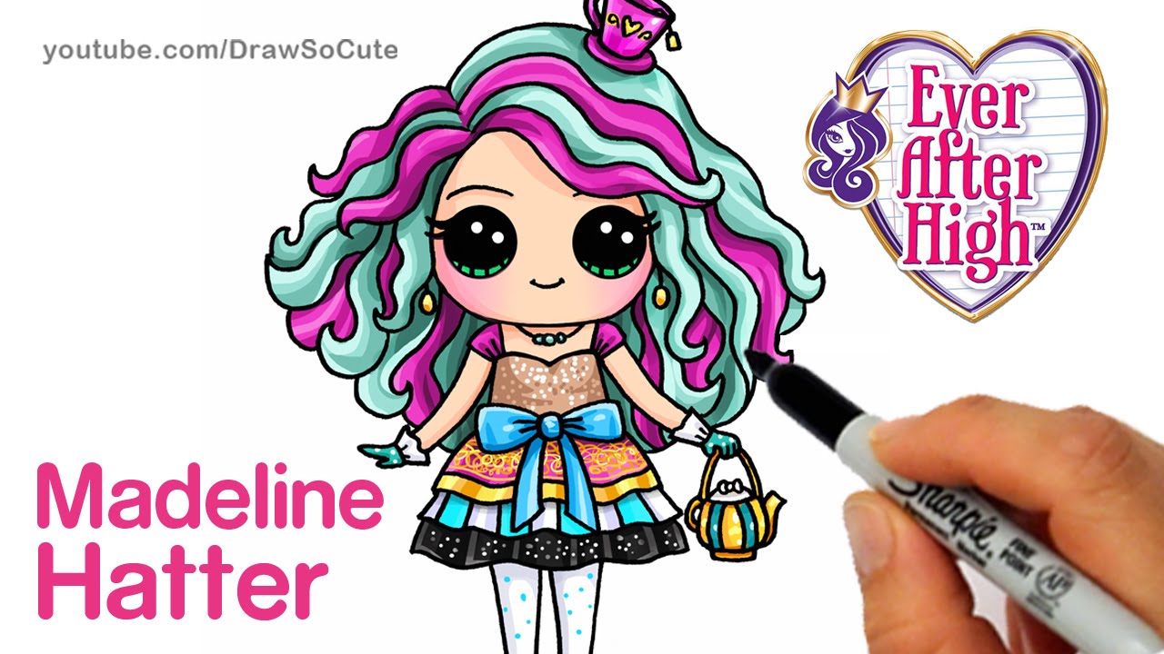 1280x720 How To Draw Madeline Hatter Step By Step Chibi