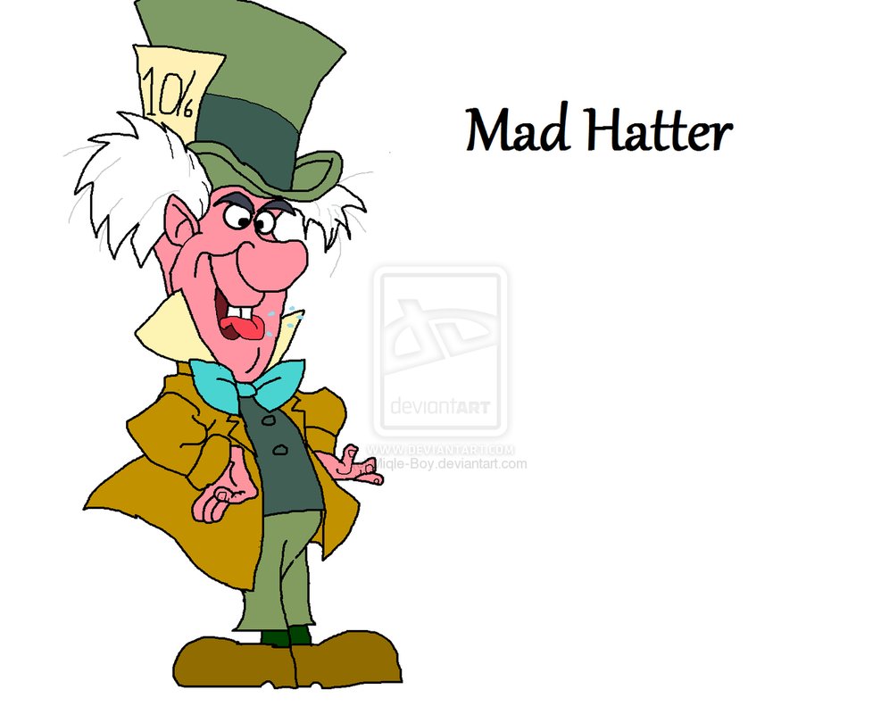 987x810 Mad Hatter Cartoon Mad Hatter By Miqle Boy Wonderland