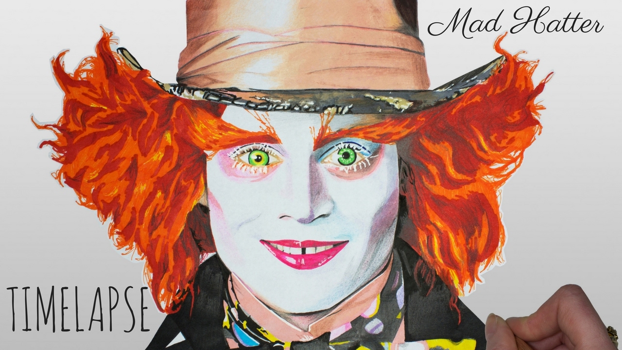 1280x720 Speed Drawing The Mad Hatter