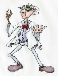 195x258 Mad Scientist Drawing