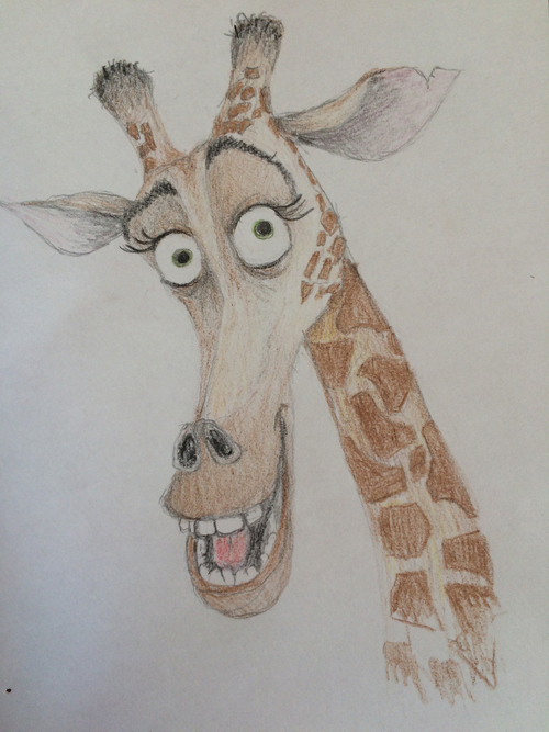 500x667 Melman Drawing Uploaded By On We Heart It