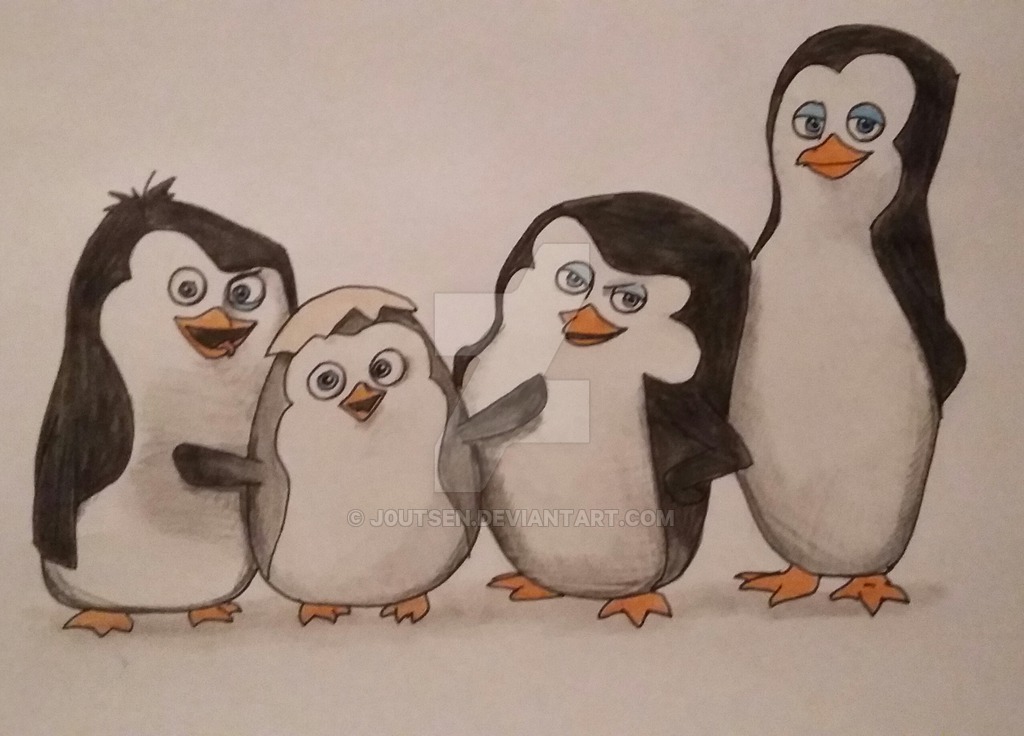1024x736 Penguins Of Madagascar By J0utsen