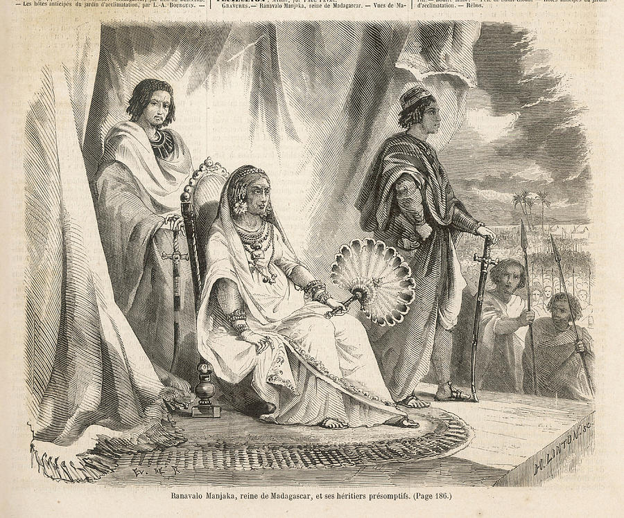 900x748 Ranavalona I Queen Of Madagascar Drawing By Mary Evans Picture Library