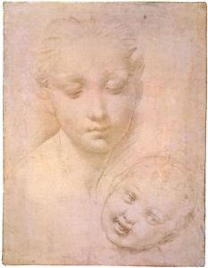233x300 Renaissance Drawing Raphaelmadonna Amp Child Art Print Ebay