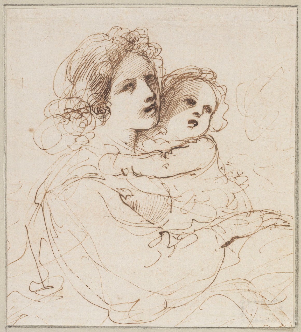 1161x1280 Spencer Alley More Guercino Drawings From Queen Christina's Albums