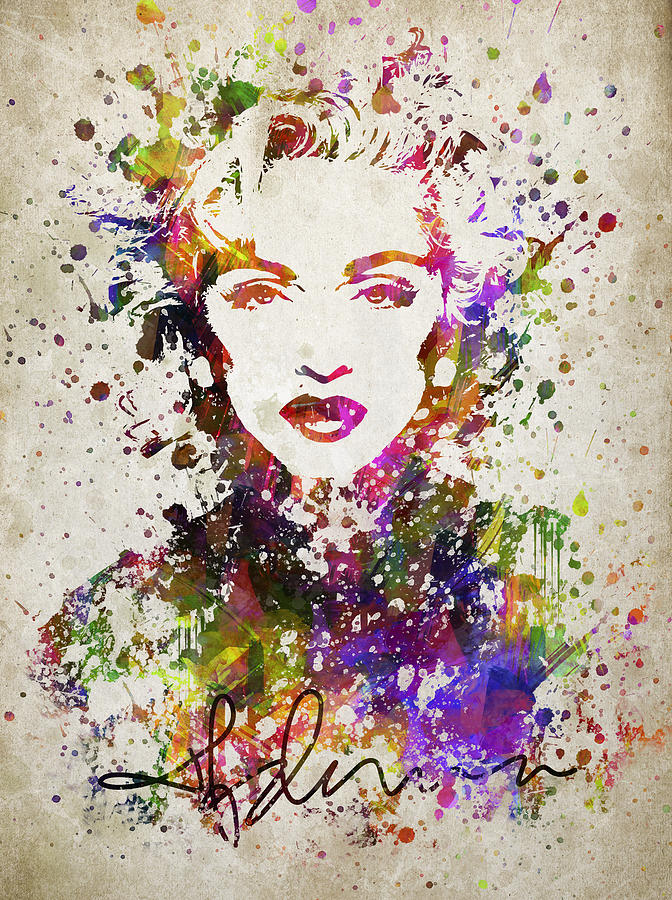 672x900 Madonna In Color Digital Art By Aged Pixel