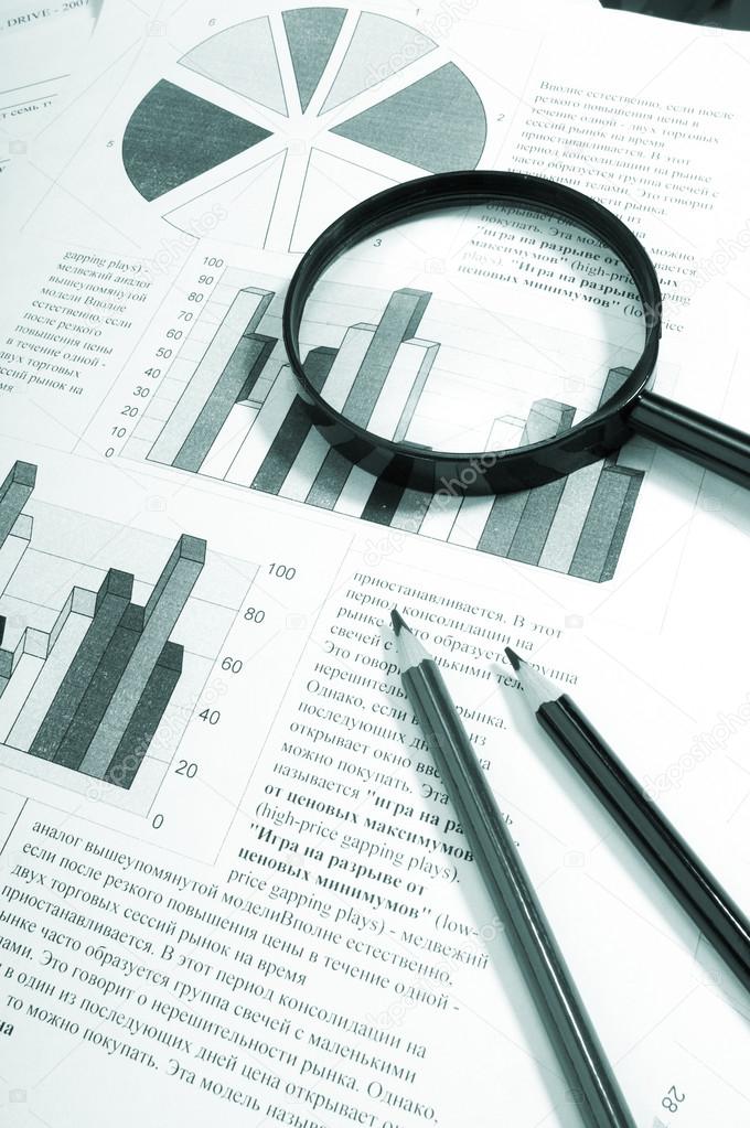 680x1023 Magnifying Glass, Drawing Diagram Stock Photo Strelok