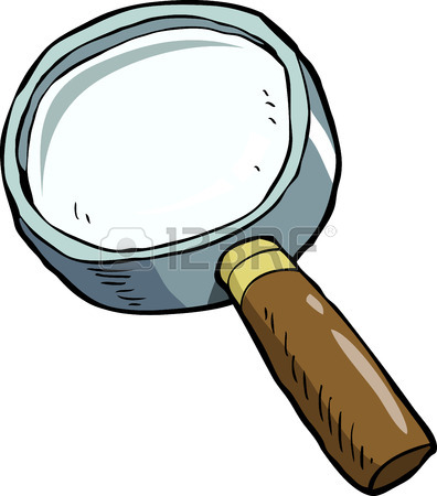 396x450 Magnifying Glass Drawing Stock Photos. Royalty Free Business Images