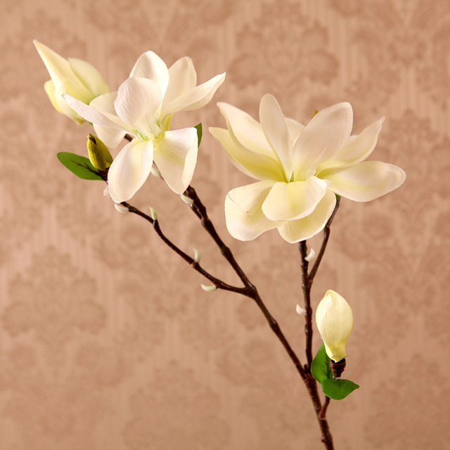 640x640 2016 Limited Sale Christmas Decor 12 Pcs Single Silk Magnolia