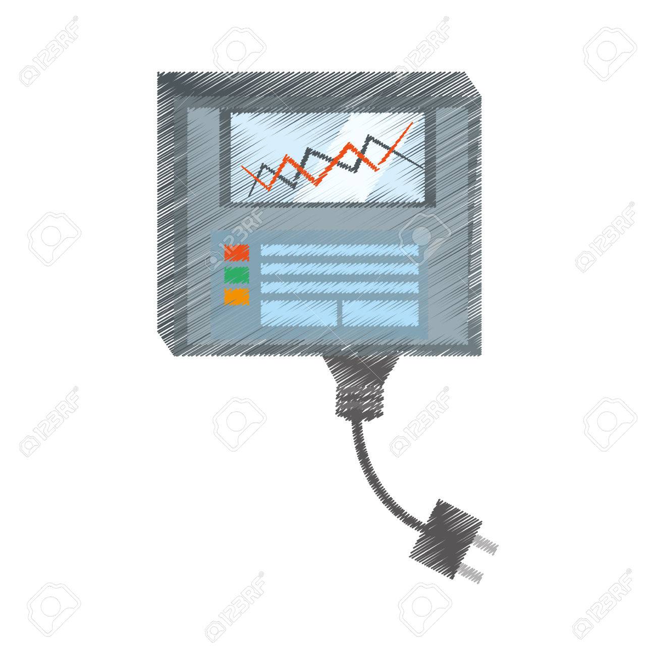 1300x1300 Drawing Maintenance Diagnostic Electrical Repair Hardware Vector