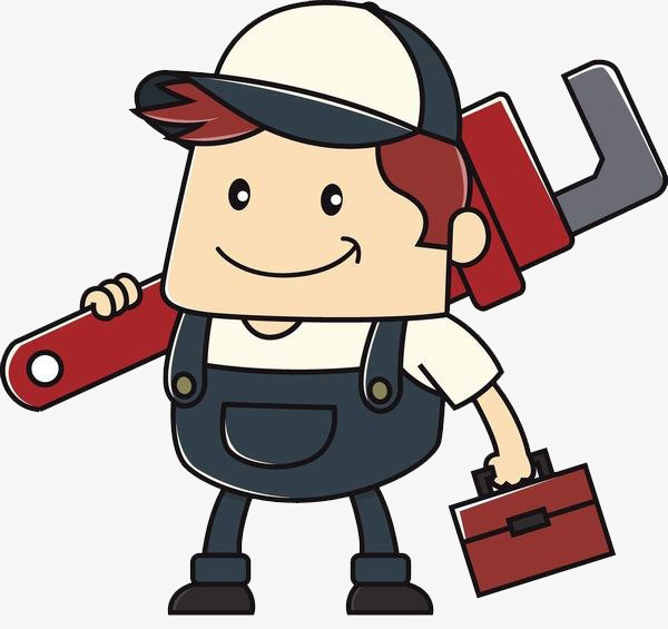 600x565 Someone Carrying The Maintenance Case, Cartoon Hand Drawing, Lift