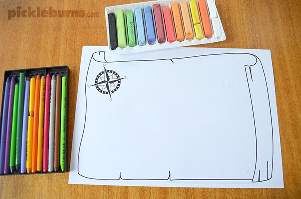 600x397 Map Drawing Prompt Free Printable.