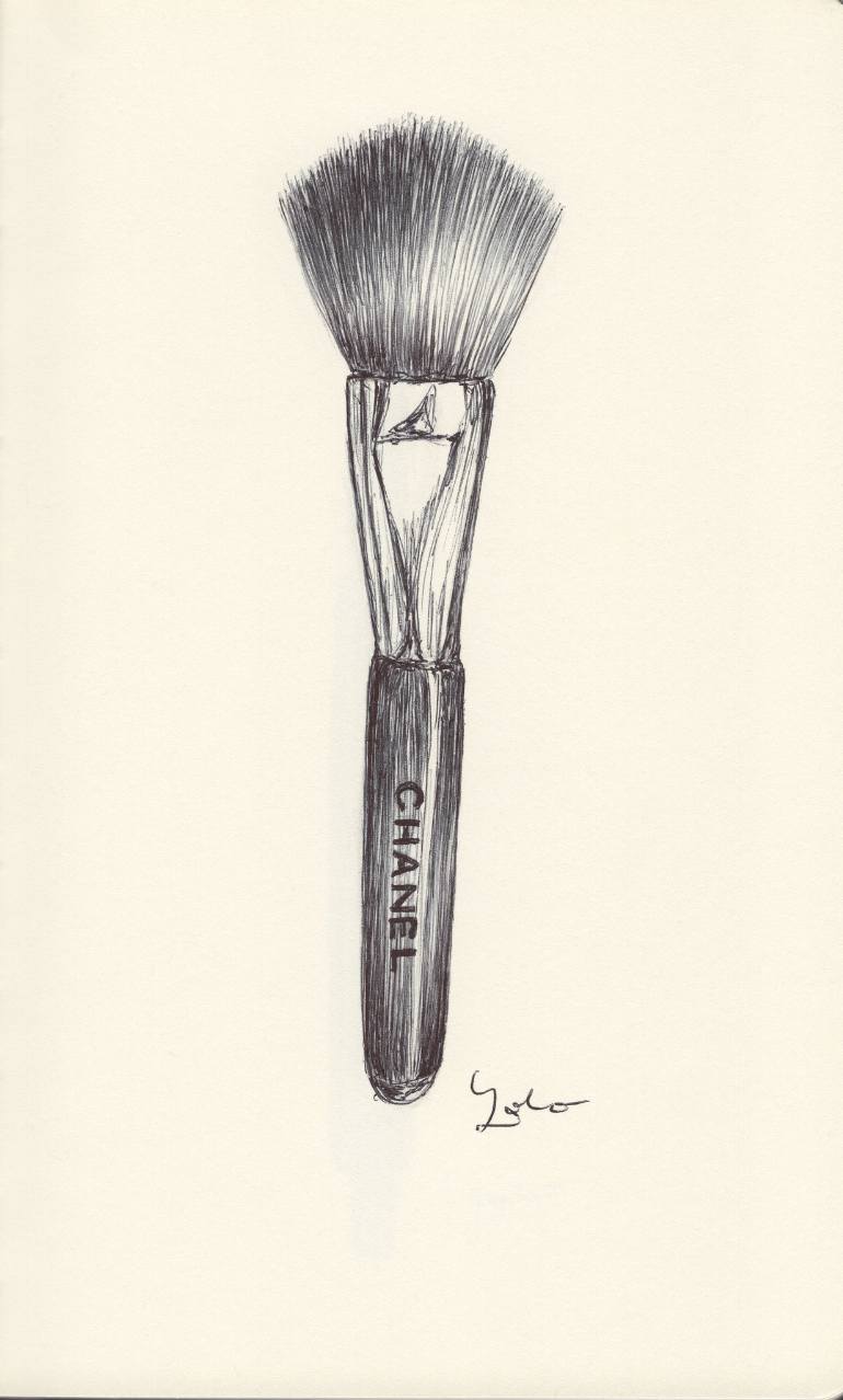 770x1278 Saatchi Art Ballpen Cosmetics 6 Drawing By Ballpointpen Illustrator