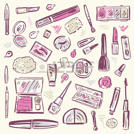 450x450 Cosmetics Makeup Set Royalty Free Cliparts, Vectors, And Stock