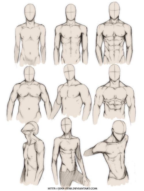 500x661 Muscle Deformation Drawing Reference For Concept Art. Lrn