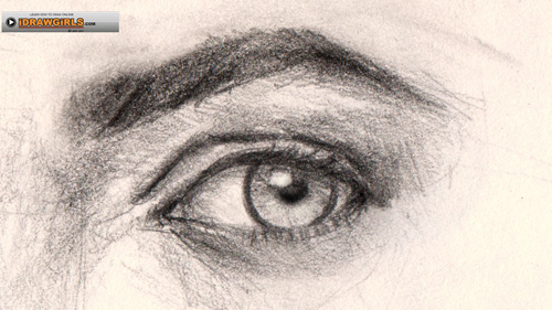 500x281 How To Draw Eye Three Quarter View