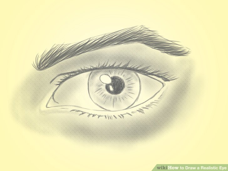 728x546 How To Draw A Realistic Eye 14 Steps (With Pictures)