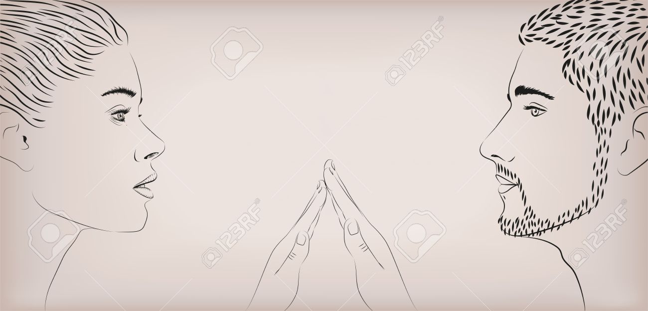 1300x624 Woman Female Girl Lady Men Male Loving Couple Tender Touch