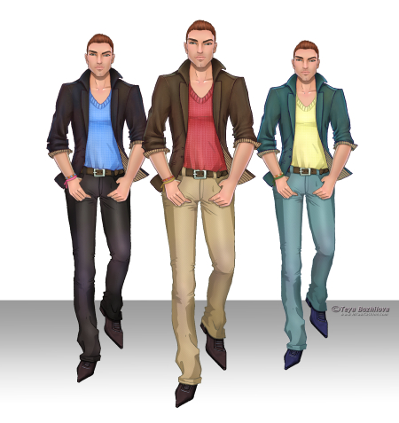 450x477 How To Draw A Man I Draw Fashion