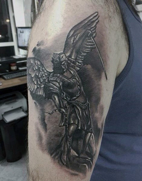 470x600 100 Guardian Angel Tattoos For Men