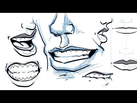 480x360 How To Draw Lips And Mouths