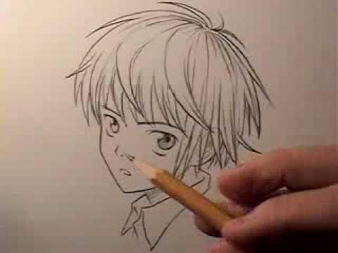 480x360 How To Draw Manga Hair Boys
