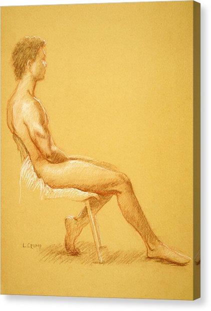 421x622 Sitting Male Model 72 Drawing By Luis Crump