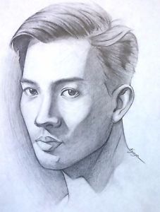 227x300 Realistic Male Portrait Drawing In Graphite (Original Artwork